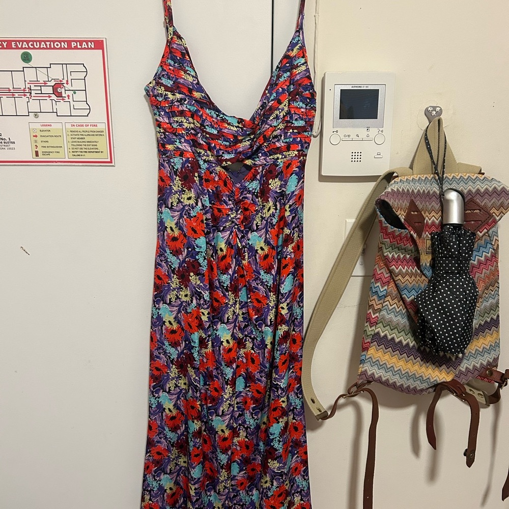 For Love And Lemons Floral Midi Dress - Multicolor